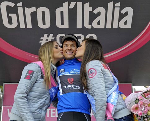 Arredondo in maglia celeste - Photo 16a tappa del Giro d'Italia © La Presse/RCS Sport